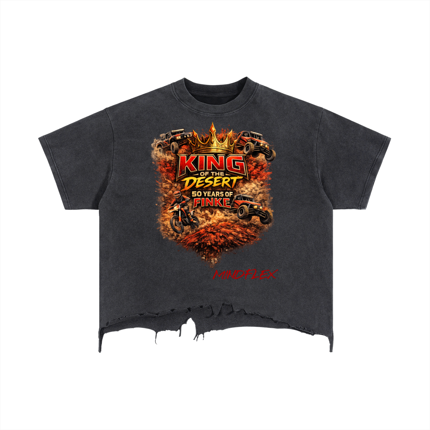 TEAM MINDFLEX Ladies Finke Cropped Tee